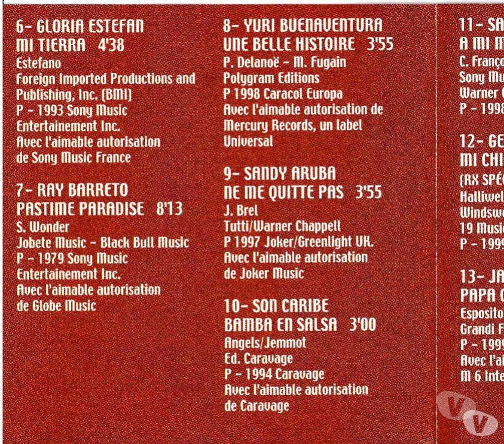 CDs Hauts-de-Seine Antony - 92160 - Photos Vivastreet CD Latino Latino Avec Radio Latina Compilation