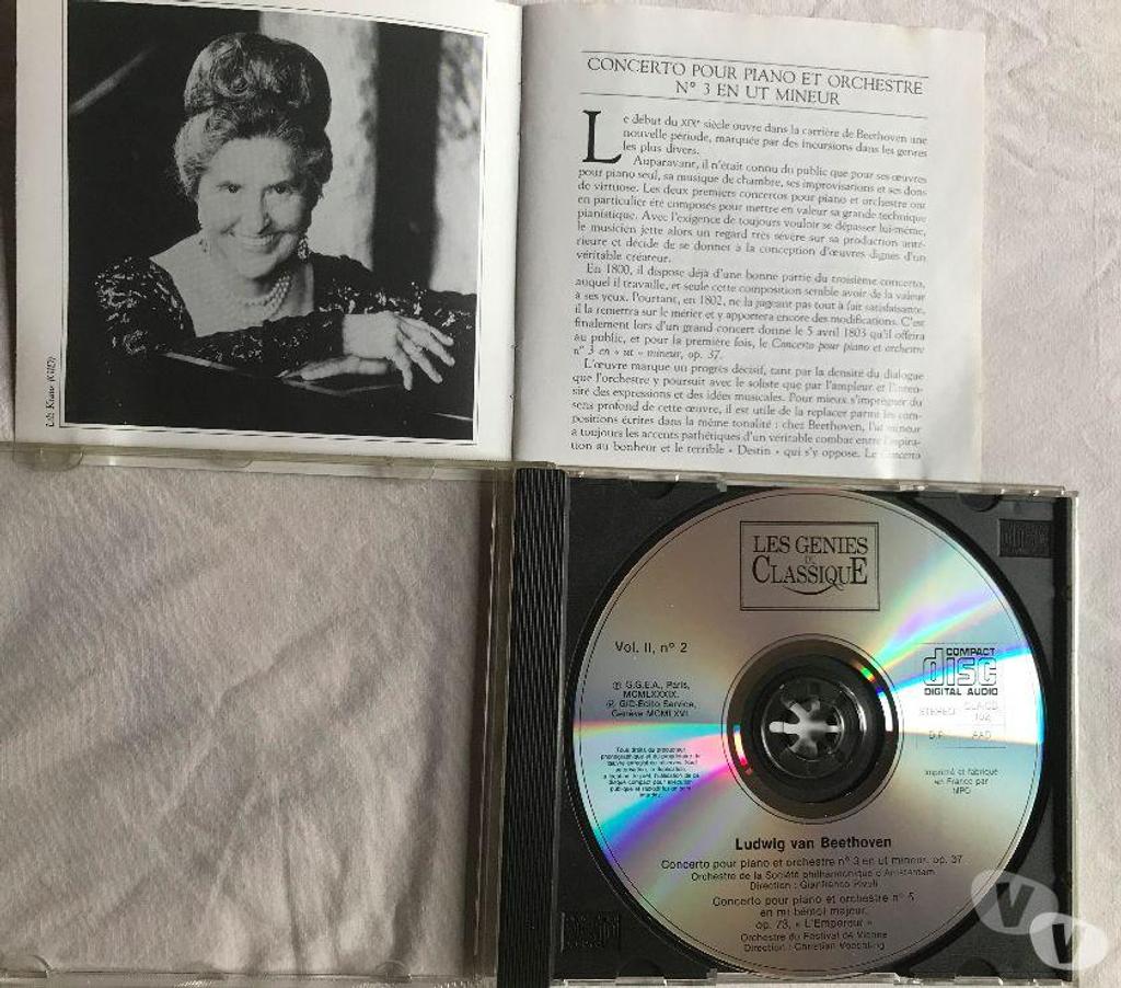 CDs Hauts-de-Seine Antony - 92160 - Photos Vivastreet CD Beethoven Concerto Piano Orchestre N°3 & N°5