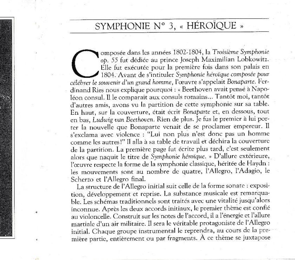 CDs Hauts-de-Seine Antony - 92160 - Photos Vivastreet CD Beethoven Symphonie N°3 
