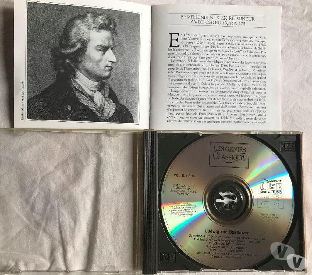 CDs Hauts-de-Seine Antony - 92160 - Photos Vivastreet CD Beethoven Symphonie N°9