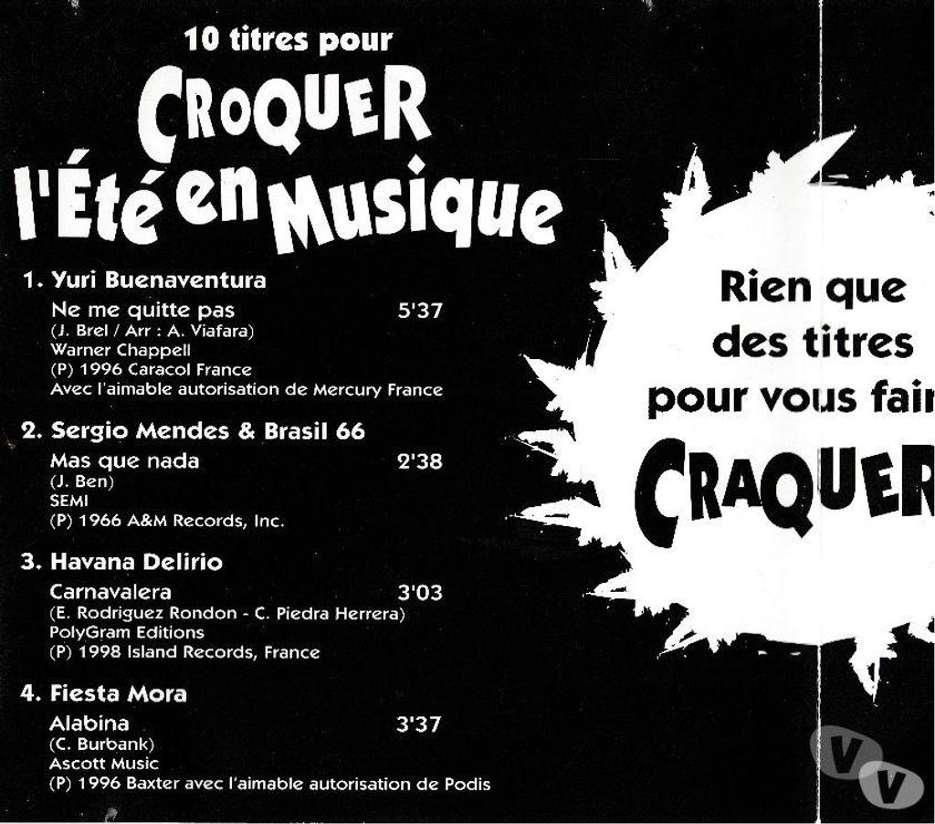 CDs Hauts-de-Seine Antony - 92160 - Photos Vivastreet CD Le CD Du Soleil Croquez L’été En Musique Avec Croky