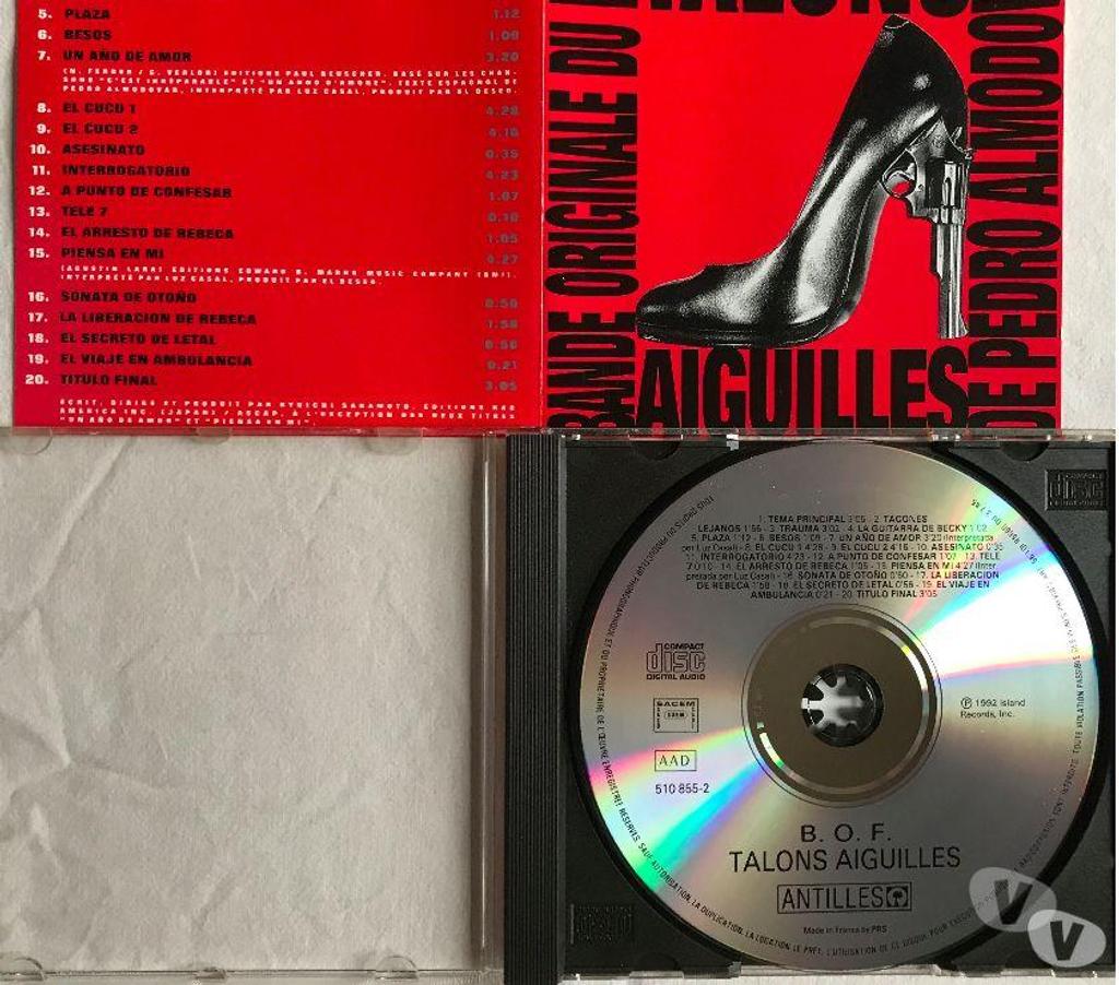 CDs Hauts-de-Seine Antony - 92160 - Photos Vivastreet CD Bande Originale Film «Talon Aiguilles» De Pedro Almodovar
