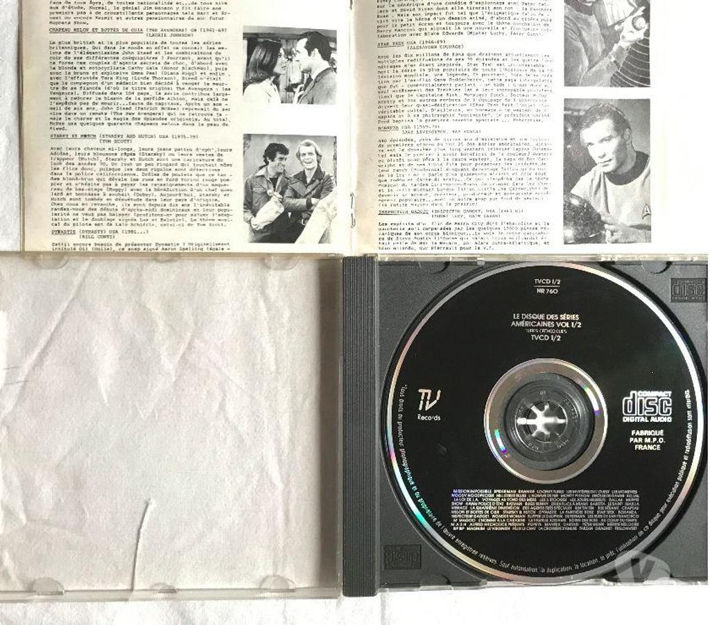 CDs Hauts-de-Seine Antony - 92160 - Photos Vivastreet CD Le Disque Des Séries Américaines Volume 1 & 2