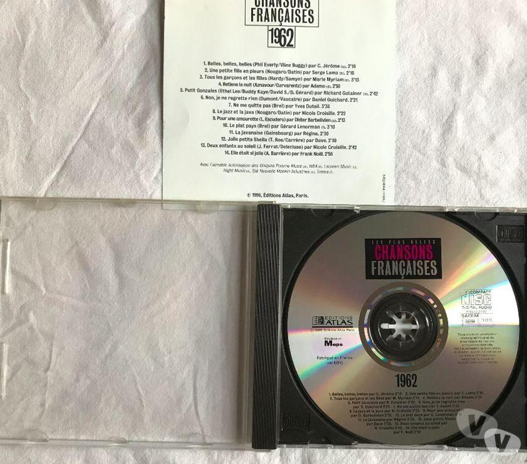 CDs Hauts-de-Seine Antony - 92160 - Photos Vivastreet CD 1962 Les plus belles chansons Francaises