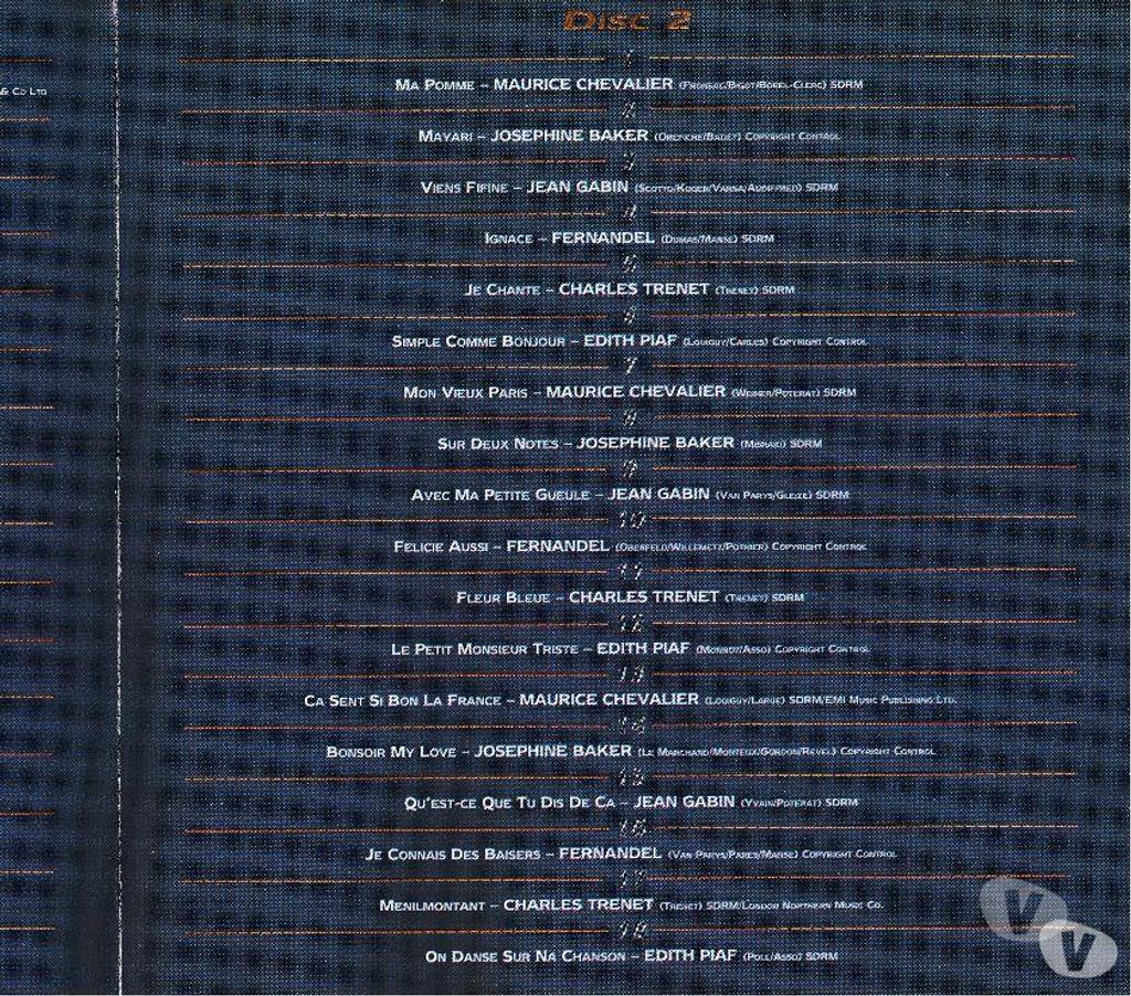 CDs Hauts-de-Seine Antony - 92160 - Photos Vivastreet CD French Collection The Essential Collection