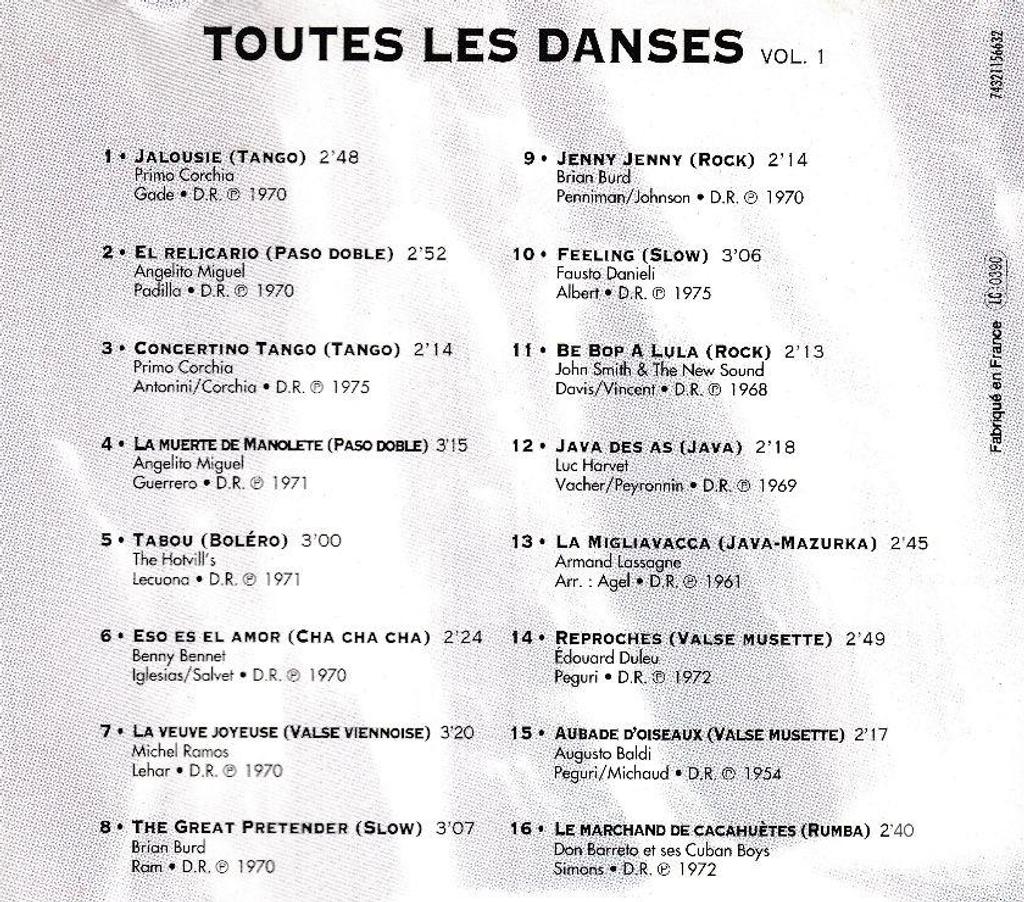 CDs Hauts-de-Seine Antony - 92160 - Photos Vivastreet CD Toutes Les Danses Volume 1