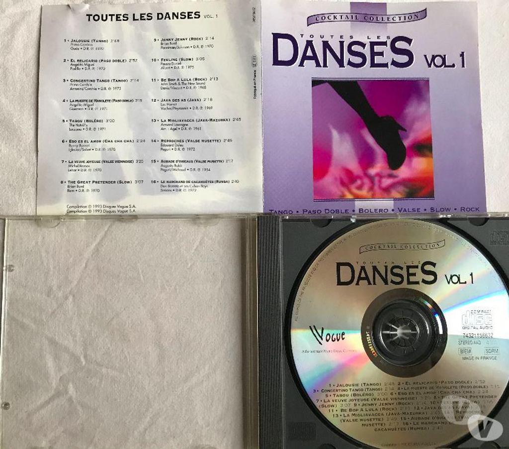 CDs Hauts-de-Seine Antony - 92160 - Photos Vivastreet CD Toutes Les Danses Volume 1