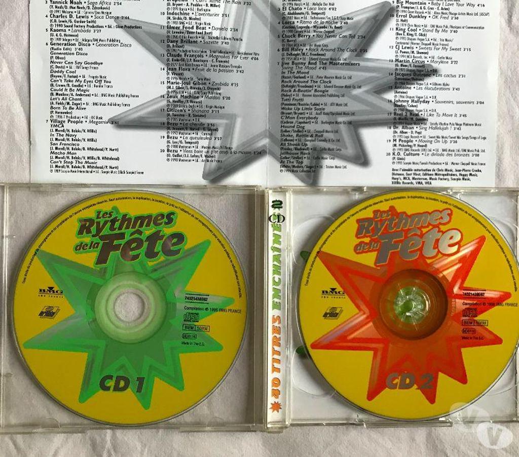 CDs Hauts-de-Seine Antony - 92160 - Photos Vivastreet CD Les Rythmes De La Fête Compilation