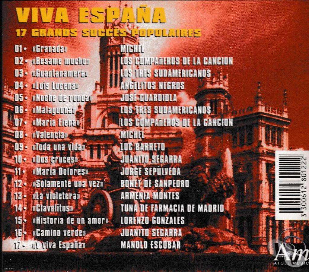 CDs Hauts-de-Seine Antony - 92160 - Photos Vivastreet CD Toutes Les Musiques Du Monde: Espagne - Y Viva España
