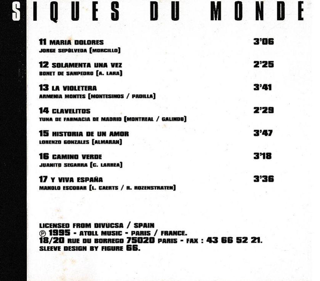 CDs Hauts-de-Seine Antony - 92160 - Photos Vivastreet CD Toutes Les Musiques Du Monde: Espagne - Y Viva España