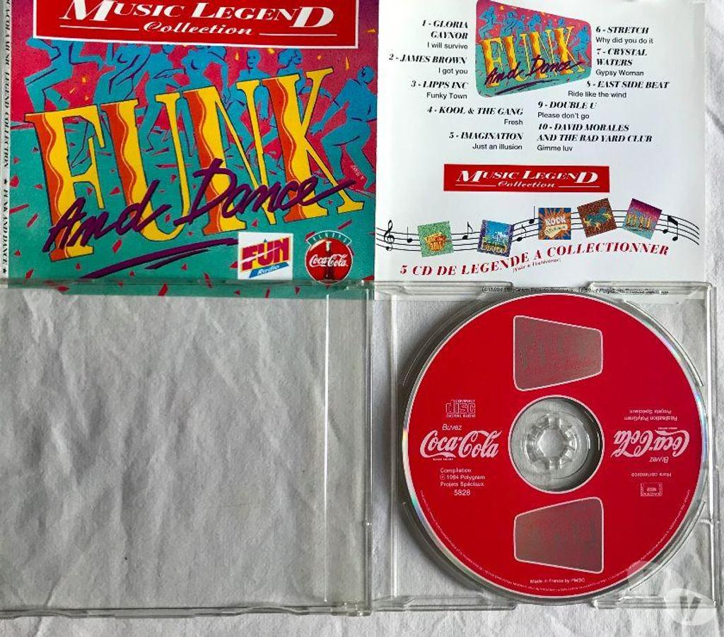 CDs Hauts-de-Seine Antony - 92160 - Photos Vivastreet CD Funk And Dance Coca-Cola Music Legend Collection