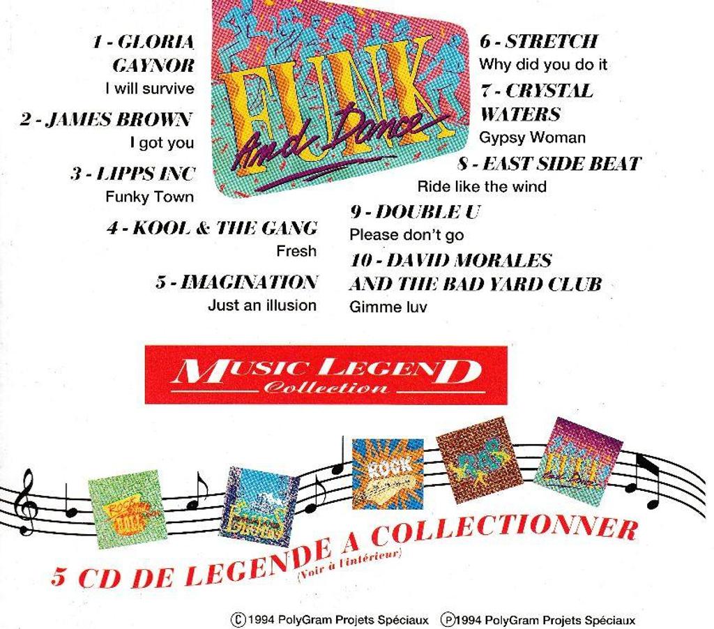 CDs Hauts-de-Seine Antony - 92160 - Photos Vivastreet CD Funk And Dance Coca-Cola Music Legend Collection