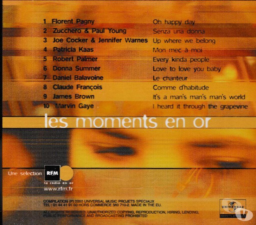 CDs Hauts-de-Seine Antony - 92160 - Photos Vivastreet CD Les Moments En Or Objet Publicitaire RFM Apéricube