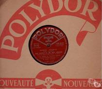 Disque Vinyl FRED FREED & JAC BREUX 78 t LA MER + DOUCE FRAN