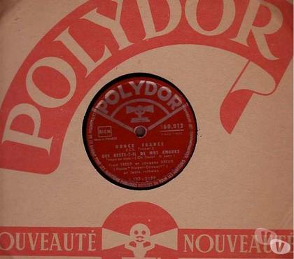 Collections Antony Hauts-de-Seine - Photos Vivastreet Disque Vinyl FRED FREED & JAC BREUX 78 t LA MER + DOUCE FRAN