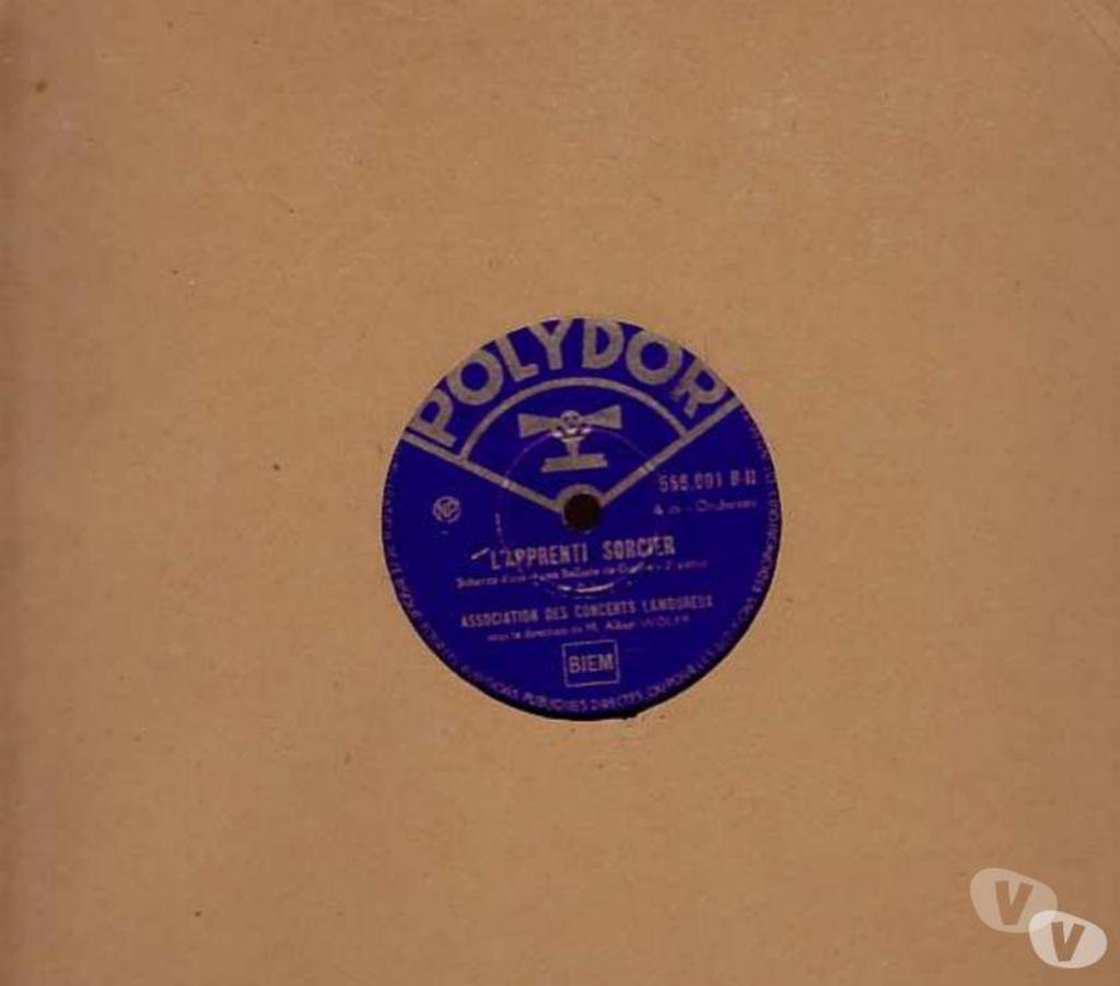 Collection Hauts-de-Seine Antony - 92160 - Photos Vivastreet Disque Vinyl CONCERTS LAMOUREUX 78 tours L'APPRENTI SORCIER
