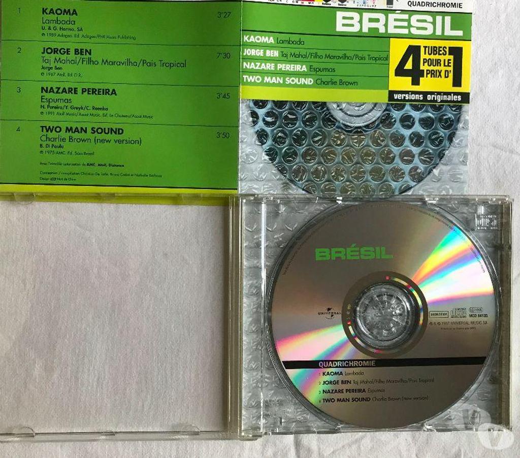 CDs Hauts-de-Seine Antony - 92160 - Photos Vivastreet CD Brésil Quadrichromie Compilation