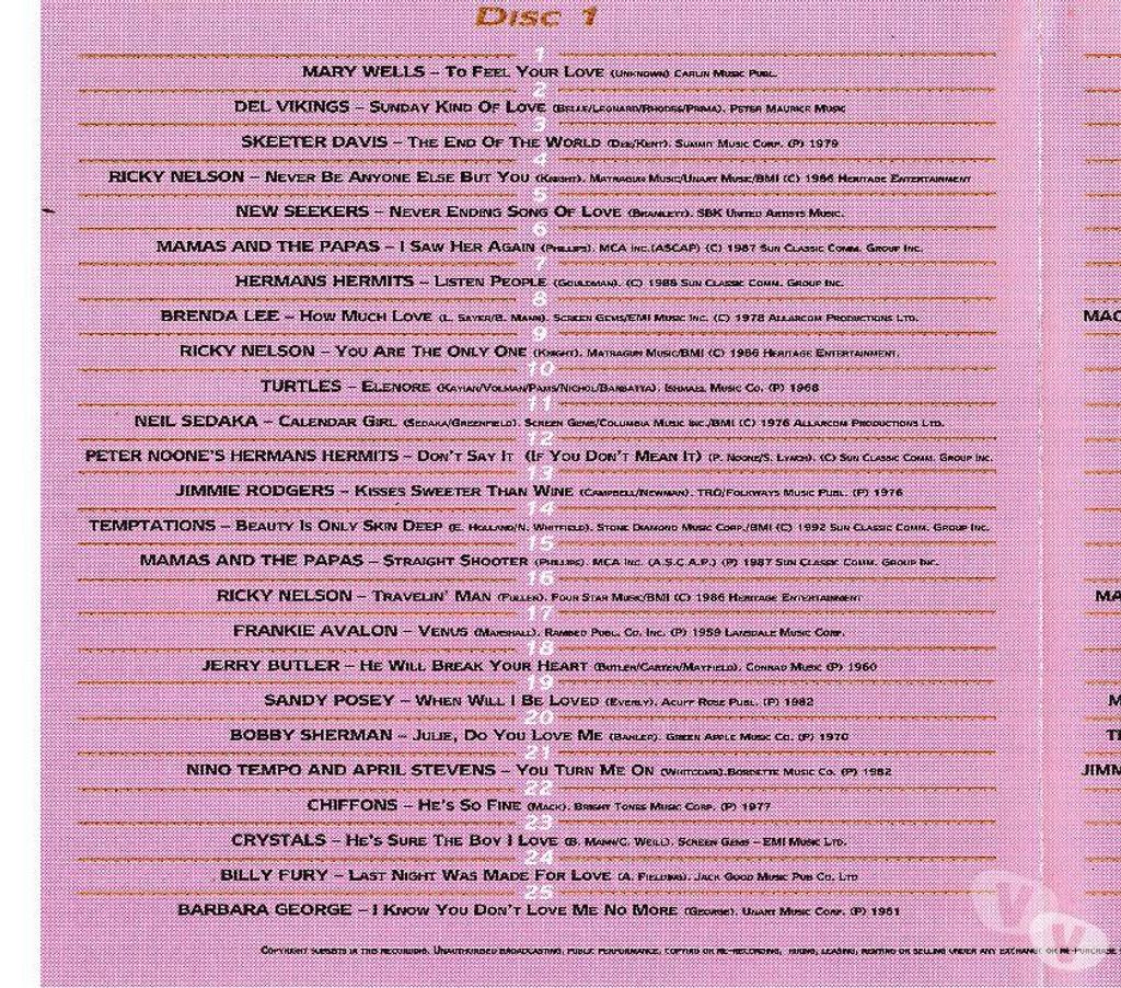 CDs Hauts-de-Seine Antony - 92160 - Photos Vivastreet CD Love Songs Volume 2 Compilation