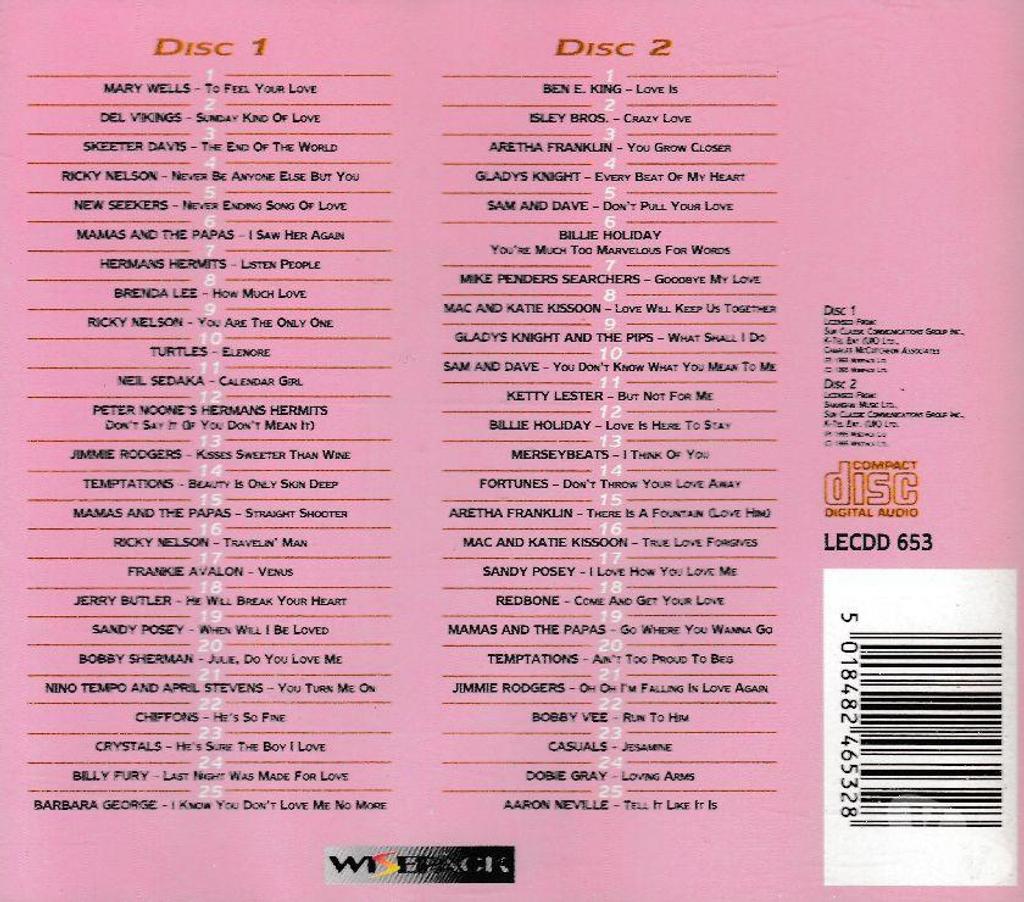 CDs Hauts-de-Seine Antony - 92160 - Photos Vivastreet CD Love Songs Volume 2 Compilation
