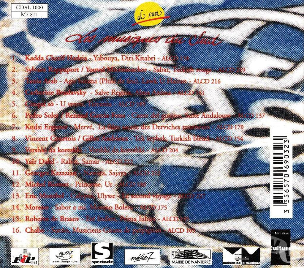 CDs Hauts-de-Seine Antony - 92160 - Photos Vivastreet CD Les Musiques Du Sud Mediterranean Music Compilation