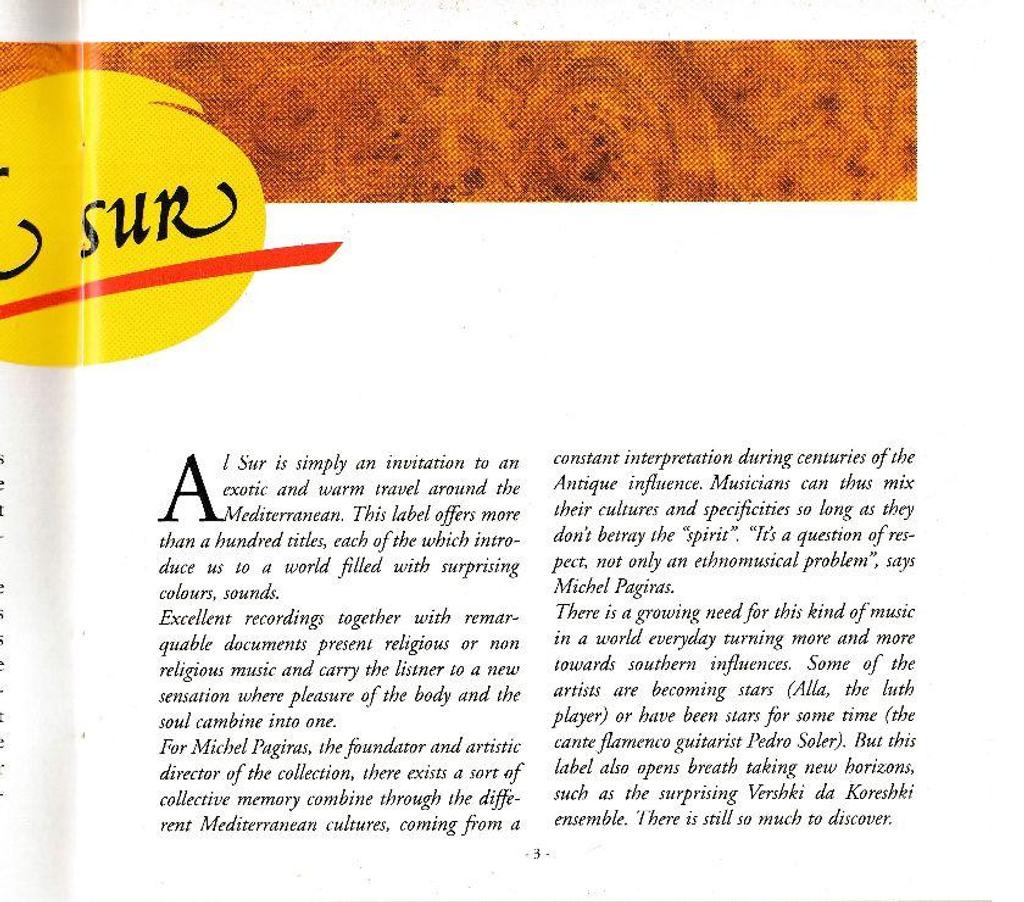 CDs Hauts-de-Seine Antony - 92160 - Photos Vivastreet CD Les Musiques Du Sud Mediterranean Music Compilation