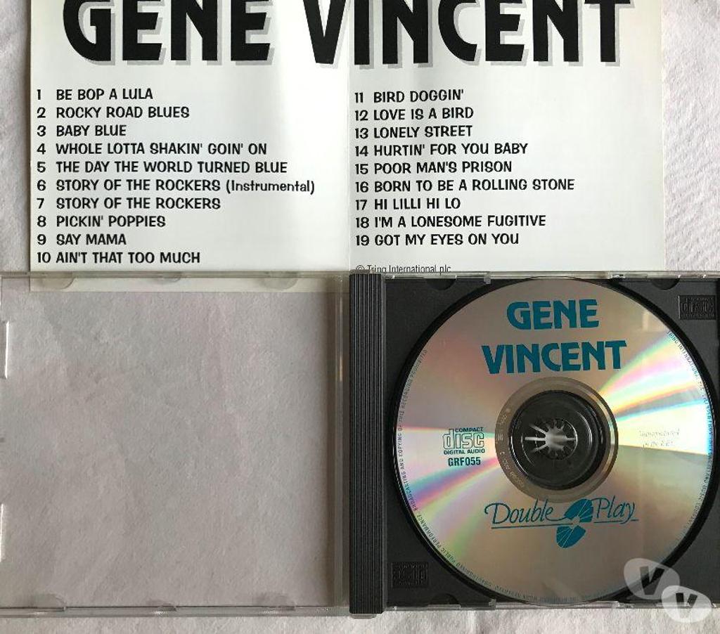 CDs Hauts-de-Seine Antony - 92160 - Photos Vivastreet CD Gene Vincent Be Bop A Lula