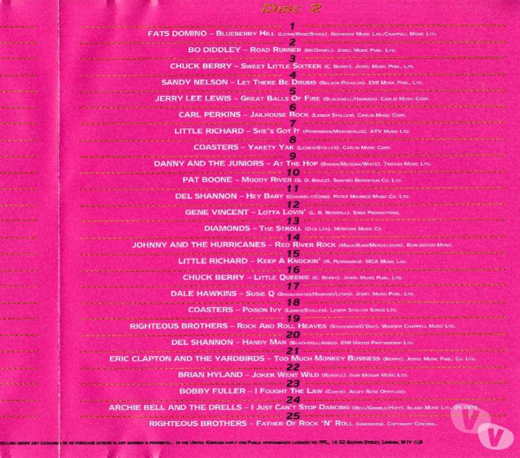CDs Hauts-de-Seine Antony - 92160 - Photos Vivastreet CD Essential Rock And Roll 50 Titres Compilation