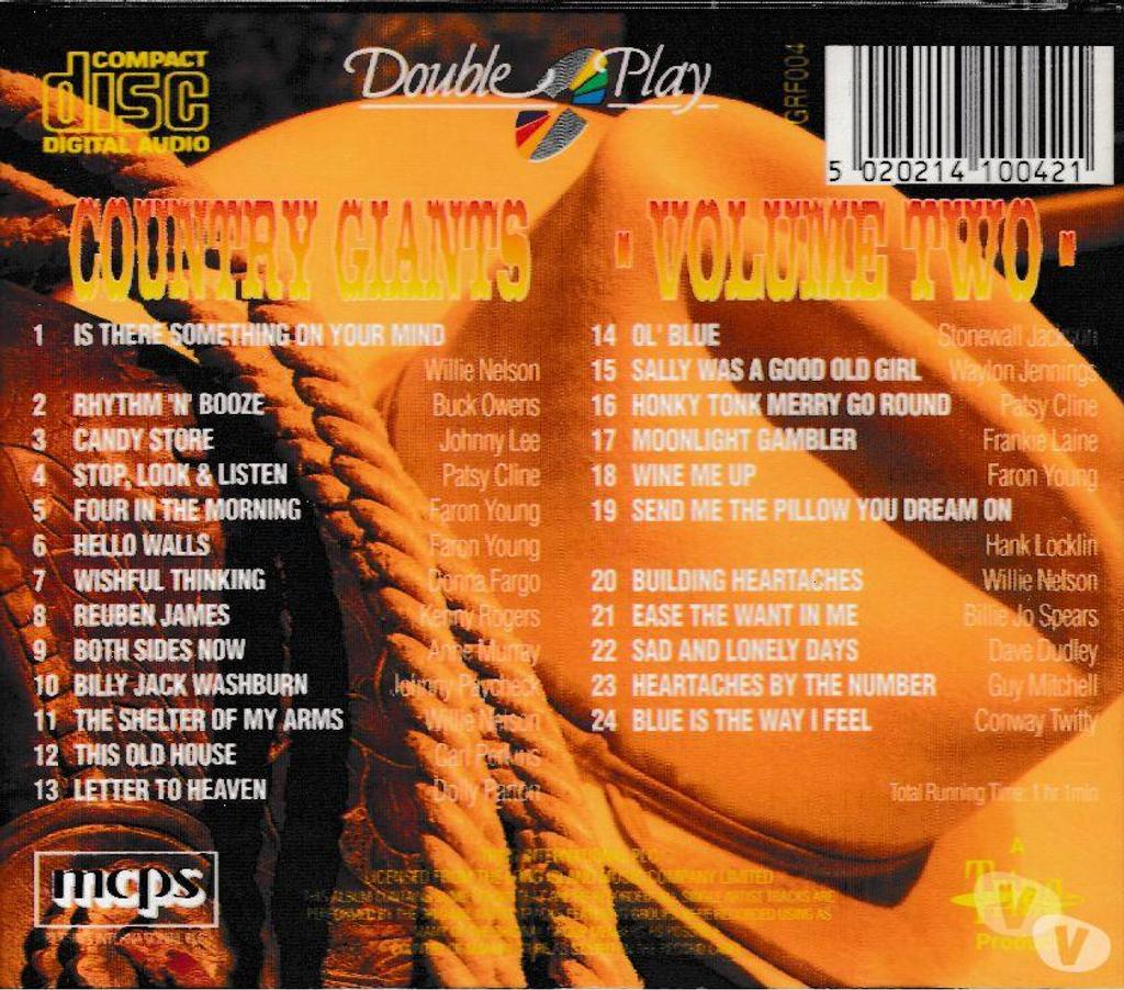 CDs Hauts-de-Seine Antony - 92160 - Photos Vivastreet CD Country Giants. Volume Two Compilation
