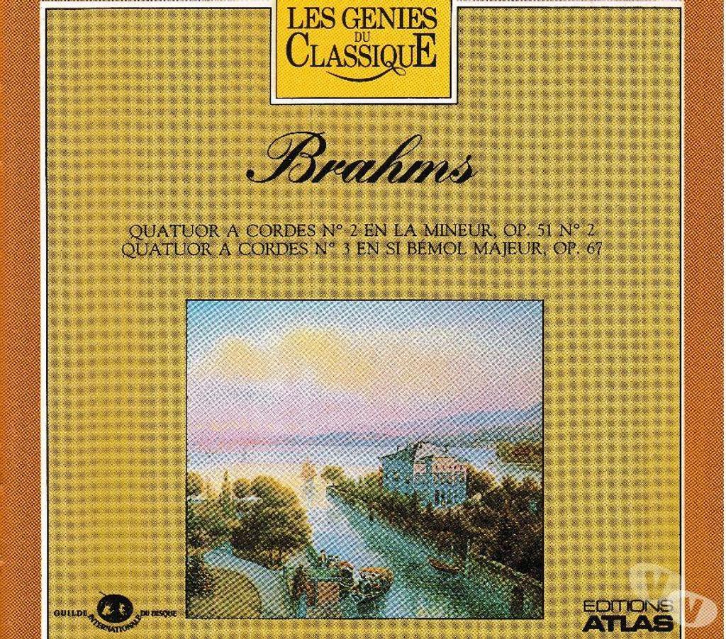 CDs Hauts-de-Seine Antony - 92160 - Photos Vivastreet CD Brahms Quatuor À Cordes N°2, Quatuor Cordes N°3, Janáček
