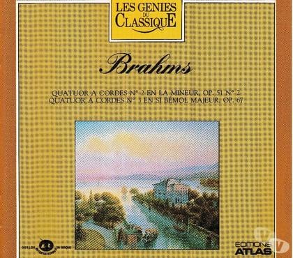CDs Antony Hauts-de-Seine - Photos Vivastreet CD Brahms Quatuor À Cordes N°2, Quatuor Cordes N°3, Janáček