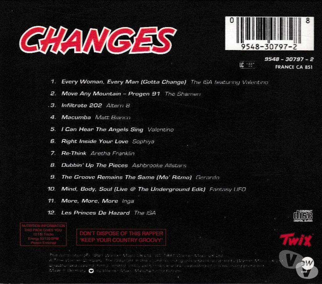CDs Hauts-de-Seine Antony - 92160 - Photos Vivastreet CD Changes Compilation