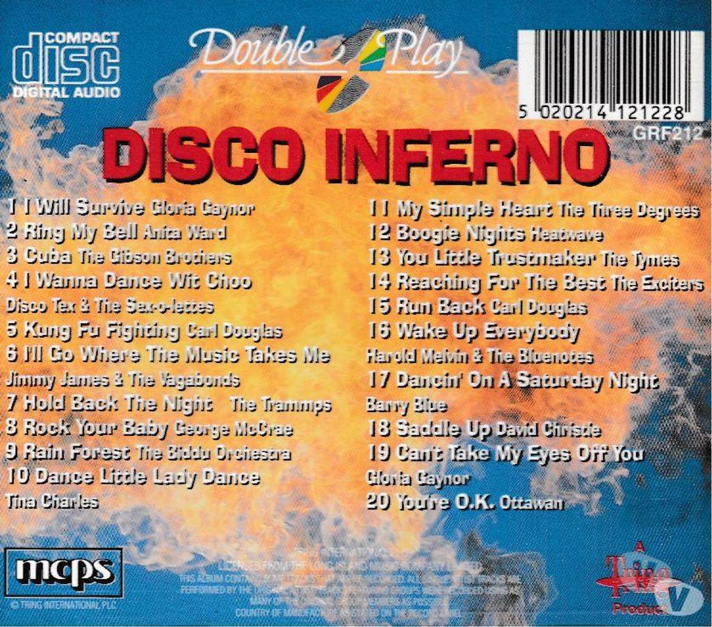 CDs Hauts-de-Seine Antony - 92160 - Photos Vivastreet CD Disco Inferno Compilation