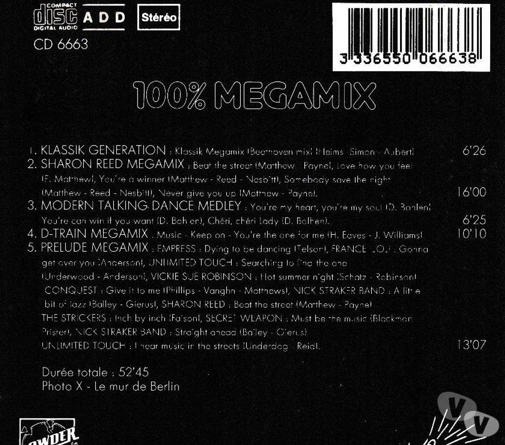 CDs Hauts-de-Seine Antony - 92160 - Photos Vivastreet CD 100% Megamix Compilation