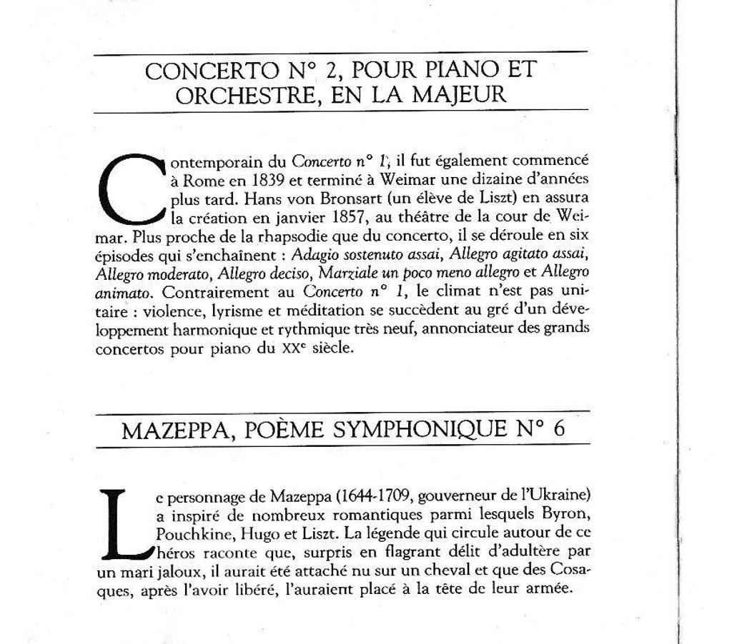 CDs Hauts-de-Seine Antony - 92160 - Photos Vivastreet CD Liszt Les Préludes, Concerto Pour Piano N°1 & N°2 Mazeppa