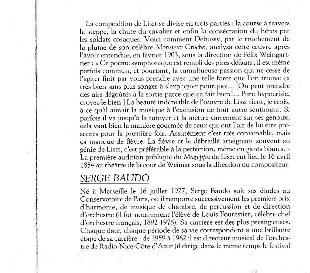 CDs Hauts-de-Seine Antony - 92160 - Photos Vivastreet CD Liszt Les Préludes, Concerto Pour Piano N°1 & N°2 Mazeppa