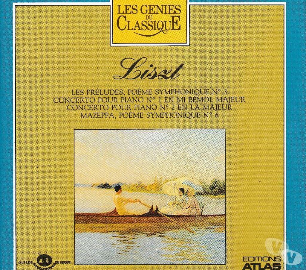 CDs Hauts-de-Seine Antony - 92160 - Photos Vivastreet CD Liszt Les Préludes, Concerto Pour Piano N°1 & N°2 Mazeppa