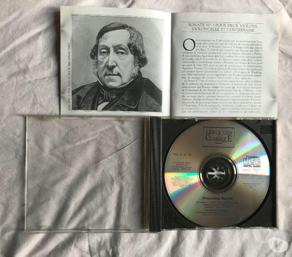 CDs Hauts-de-Seine Antony - 92160 - Photos Vivastreet CD Rossini Ouvertures Célèbres, Sonate N° 1 Orchestre à Cord