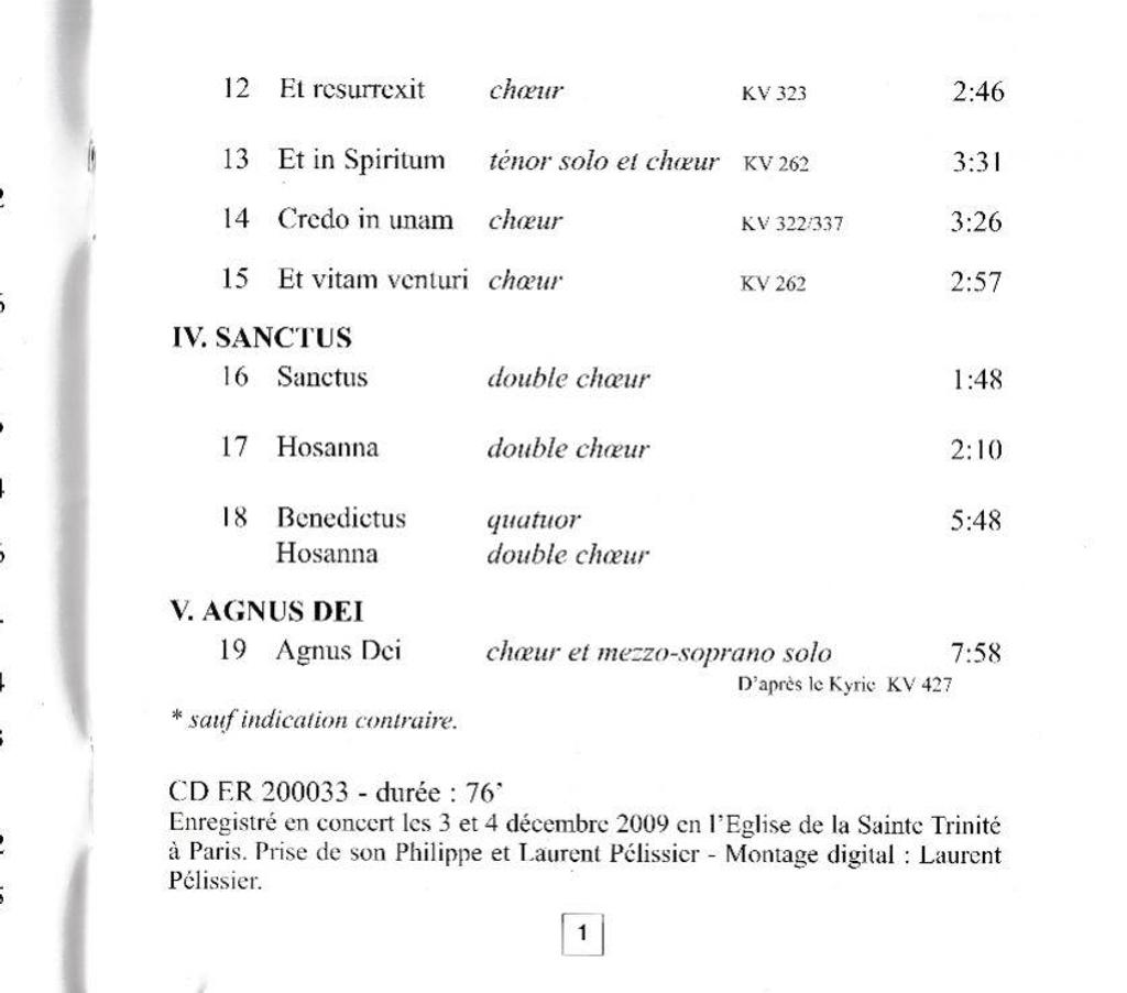 CDs Hauts-de-Seine Antony - 92160 - Photos Vivastreet CD Mozart Grande Messe En Ut Mineur, KV 427, Complétée
