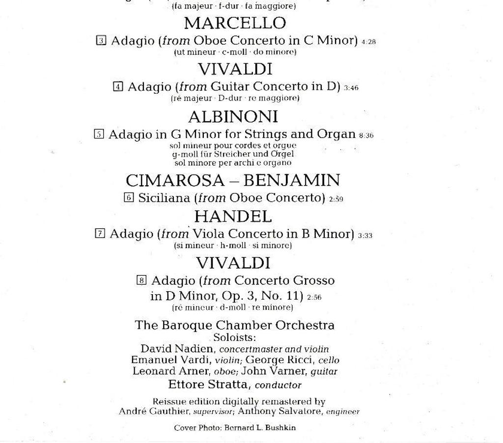 CDs Hauts-de-Seine Antony - 92160 - Photos Vivastreet CD Pachelbel Canon Albinoni Adagio Baroque Favourites