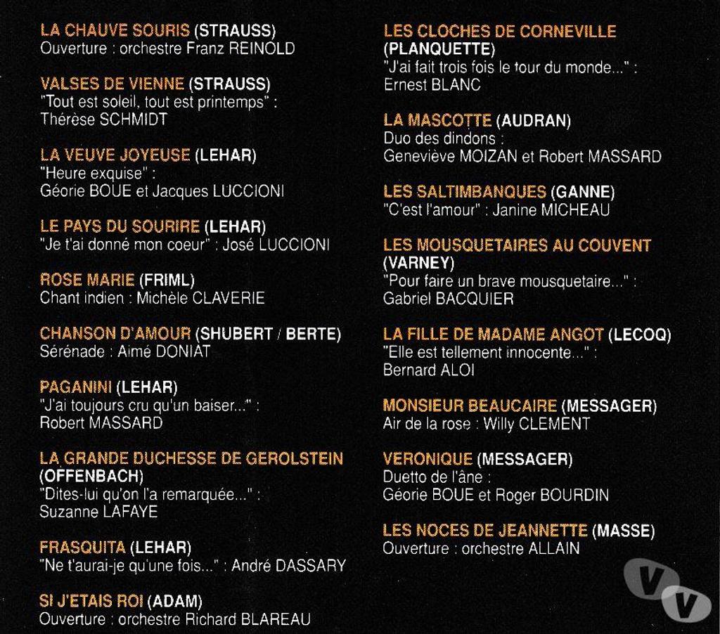CDs Hauts-de-Seine Antony - 92160 - Photos Vivastreet CD Il Etait Une Fois L'Opérette (Strauss Offenbach ...)