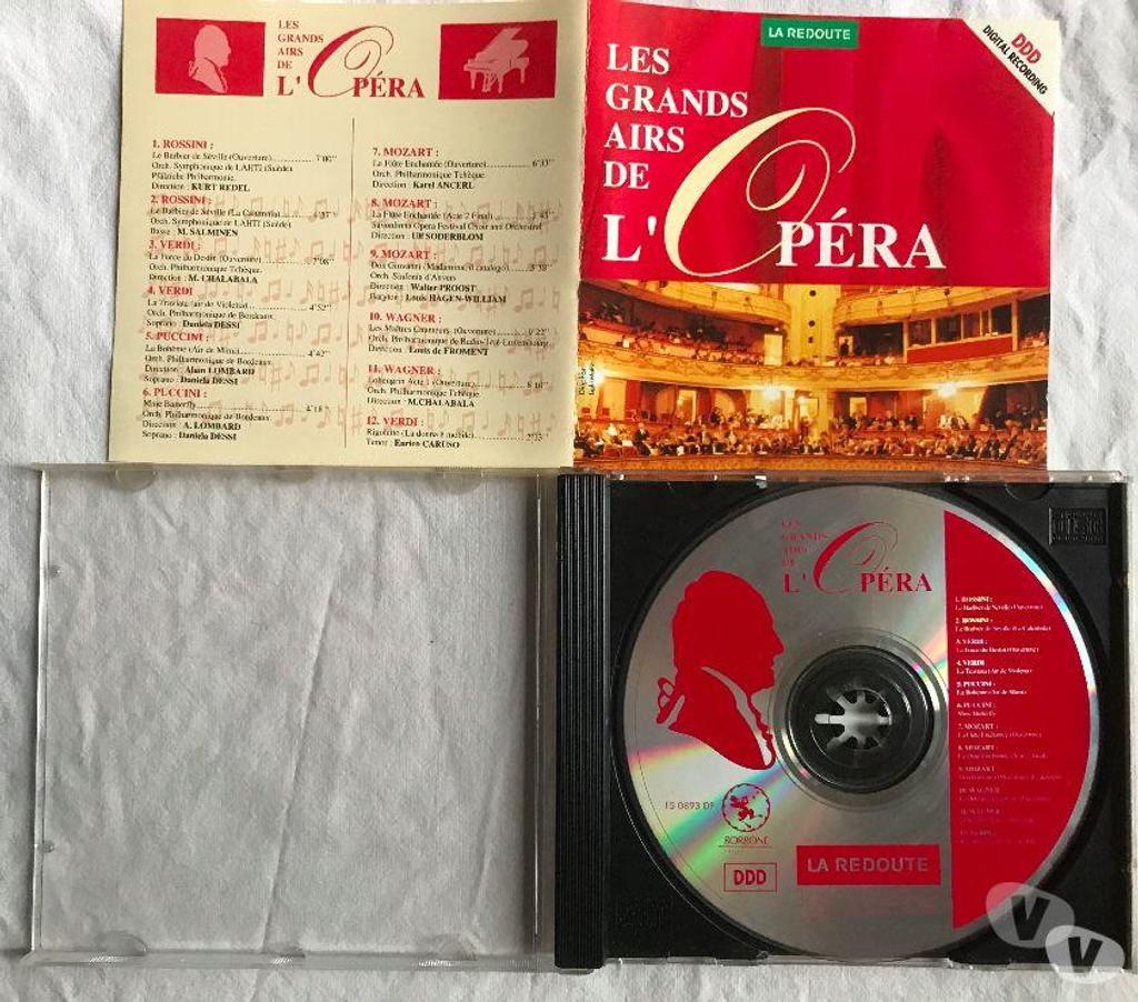 CDs Hauts-de-Seine Antony - 92160 - Photos Vivastreet CD Les Grands airs De L'Opera - Objet Publicitaire