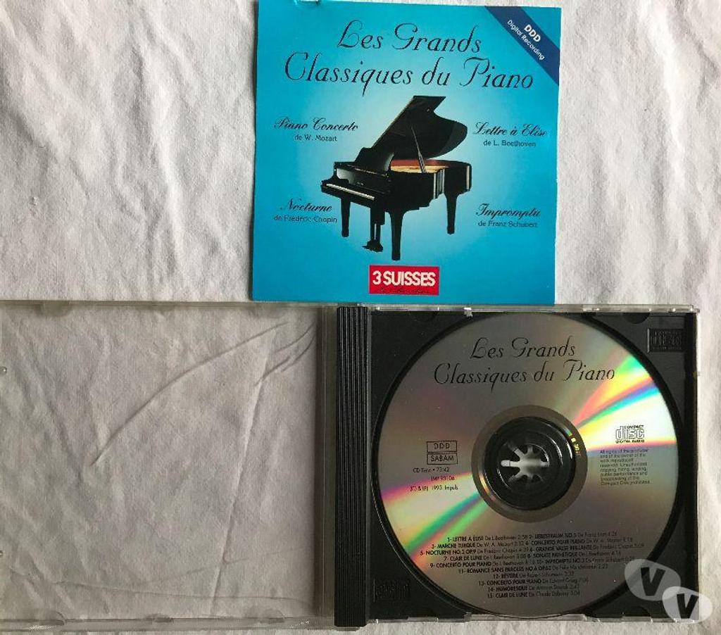 CDs Hauts-de-Seine Antony - 92160 - Photos Vivastreet CD Les Grands Classiques Du Piano - Objet Publicitaire