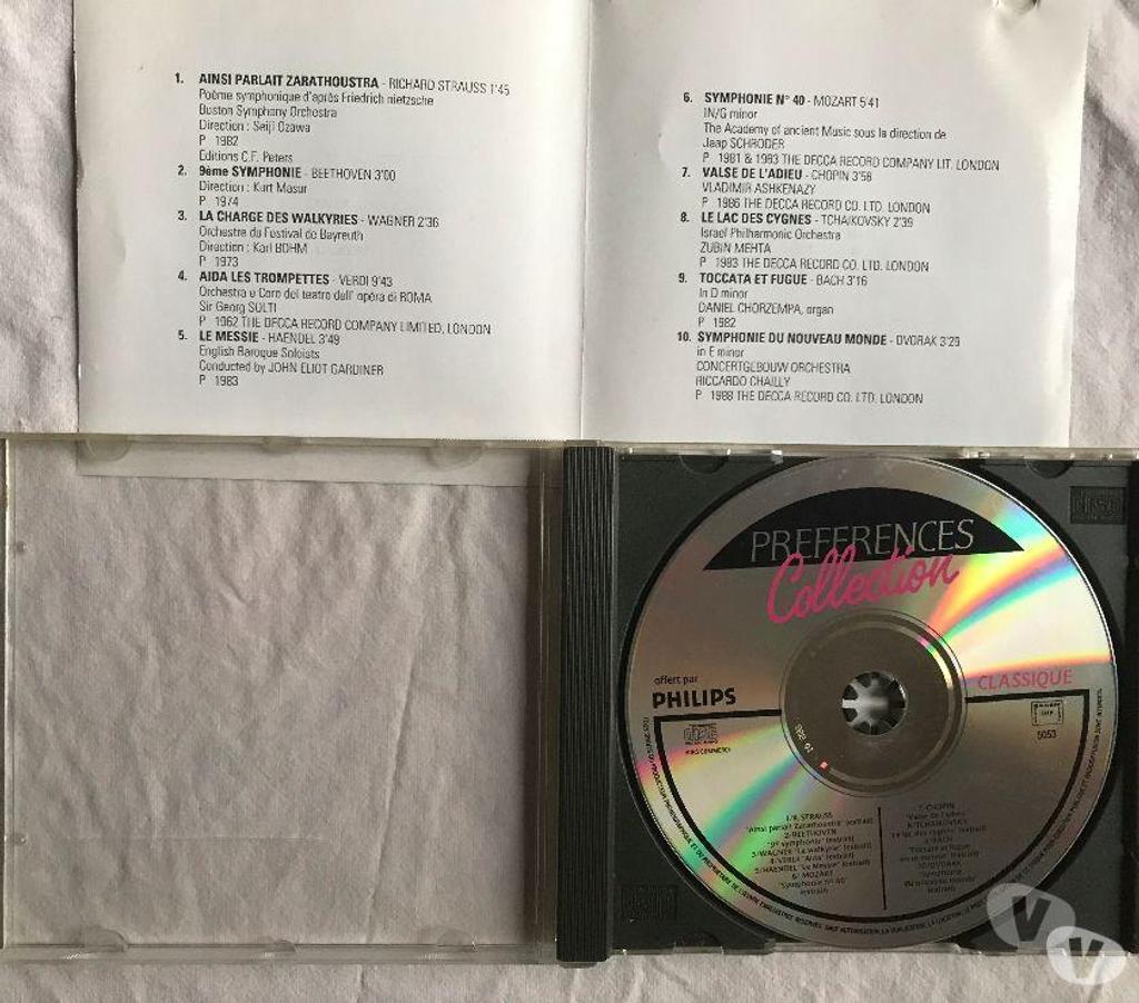 CDs Hauts-de-Seine Antony - 92160 - Photos Vivastreet CD Beethoven Verdi Haendel Bach - Objet Publicitaire