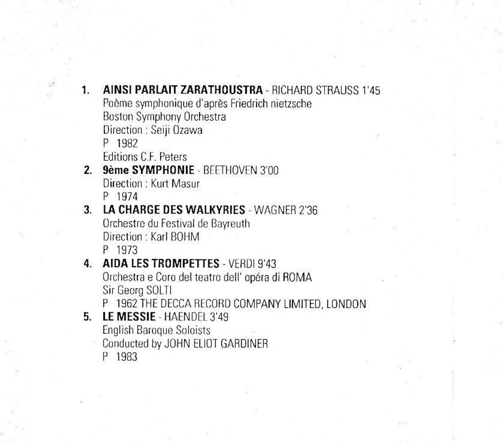 CDs Hauts-de-Seine Antony - 92160 - Photos Vivastreet CD Beethoven Verdi Haendel Bach - Objet Publicitaire