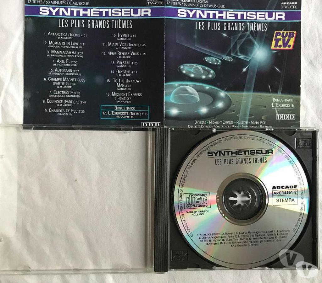 CDs Hauts-de-Seine Antony - 92160 - Photos Vivastreet CD Synthétiseur Les Plus Grands Thèmes Compilation