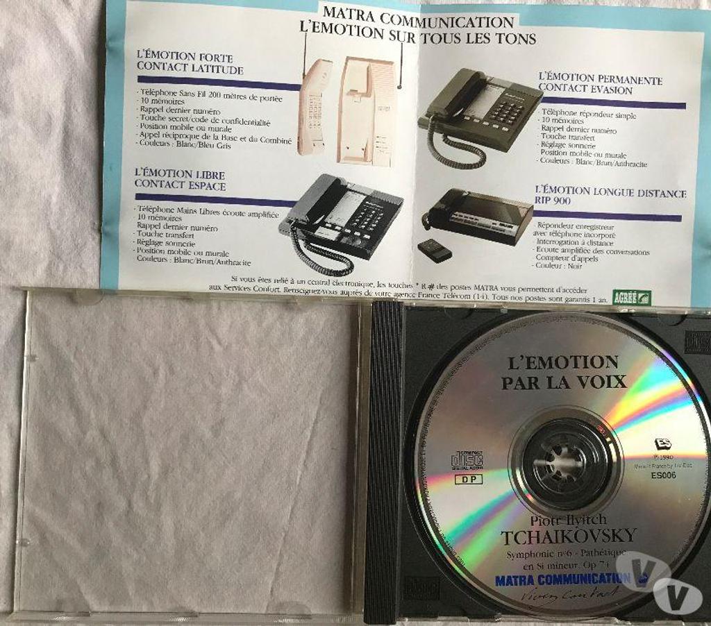 CDs Hauts-de-Seine Antony - 92160 - Photos Vivastreet CD Tchaikovsky Symphonie N° 6 