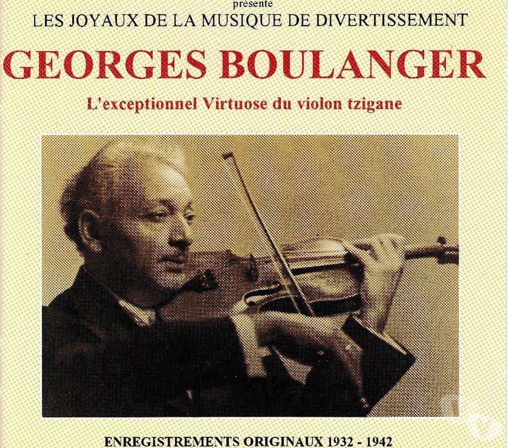 CDs Hauts-de-Seine Antony - 92160 - Photos Vivastreet CD Georges Boulanger Virtuose Du Violon Tzigane Grand Prix