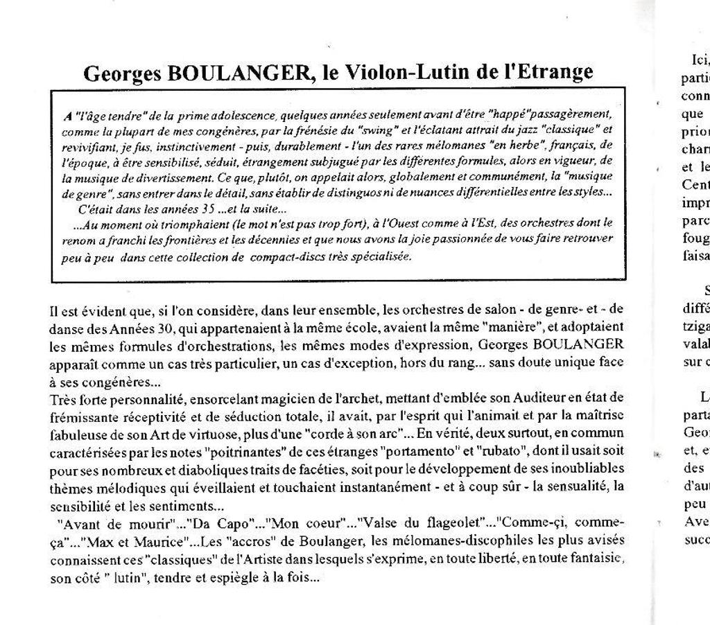 CDs Hauts-de-Seine Antony - 92160 - Photos Vivastreet CD Georges Boulanger Virtuose Du Violon Tzigane Grand Prix