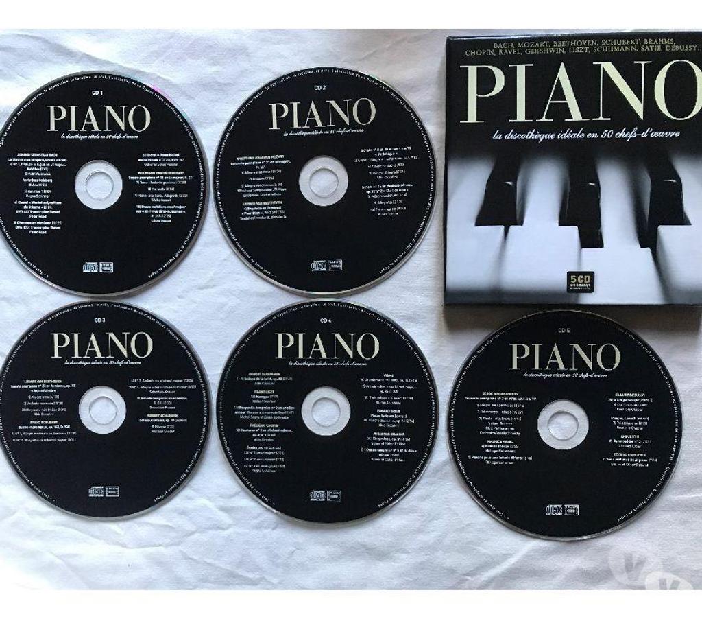 CDs Hauts-de-Seine Antony - 92160 - Photos Vivastreet CD Piano (La Discothèque Idéale En 50 Chefs-D’œuvre)