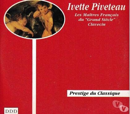 CDs Antony Hauts-de-Seine - Photos Vivastreet CD Ivètte Piveteau Clavecin Maîtres Français
